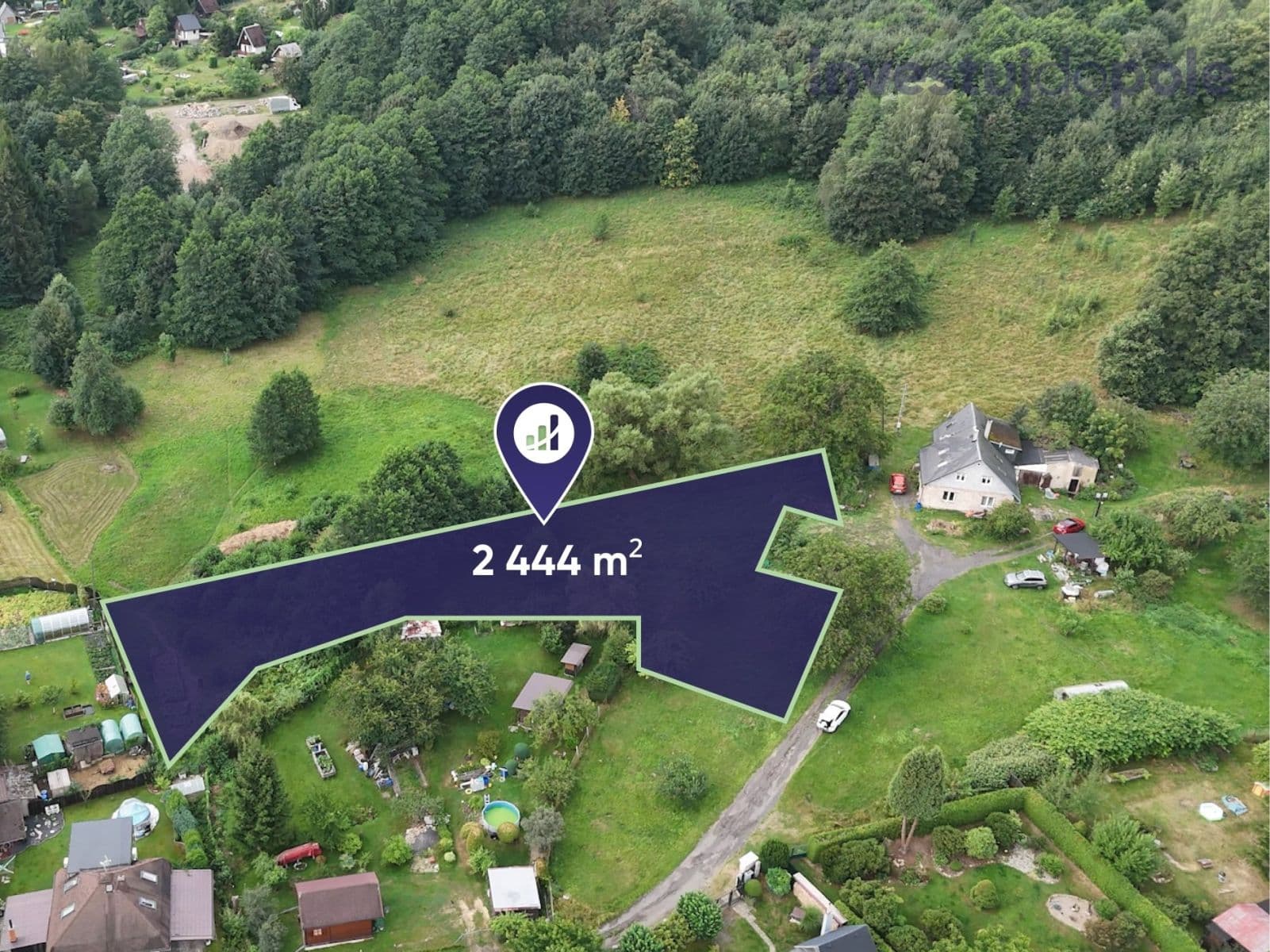 plot for sale, 2,444 m², Liberec, Liberecký Region plot for sale, 2,444 m², Liberec, Liberecký Region