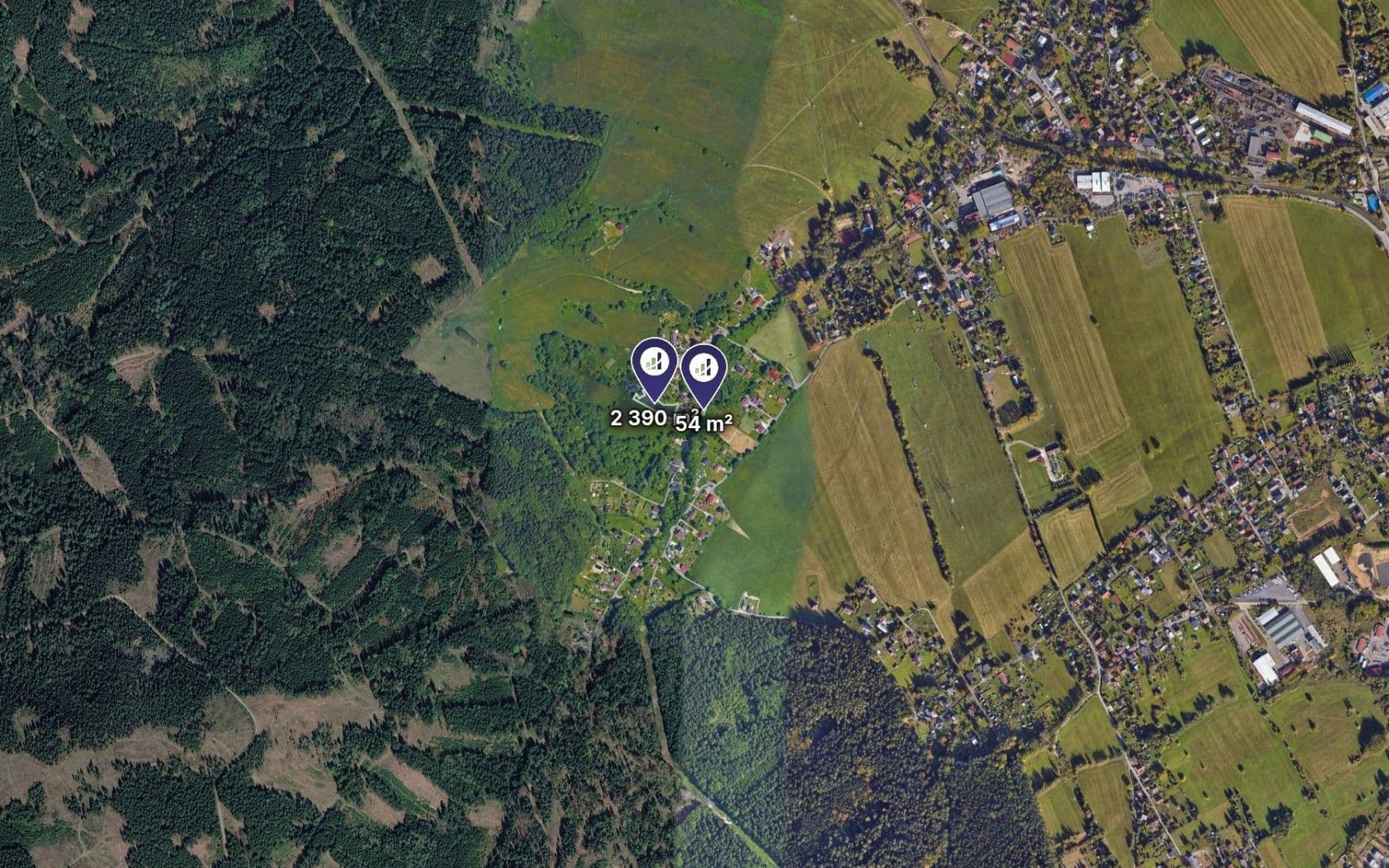 plot for sale, 2,444 m², Liberec, Liberecký Region plot for sale, 2,444 m², Liberec, Liberecký Region