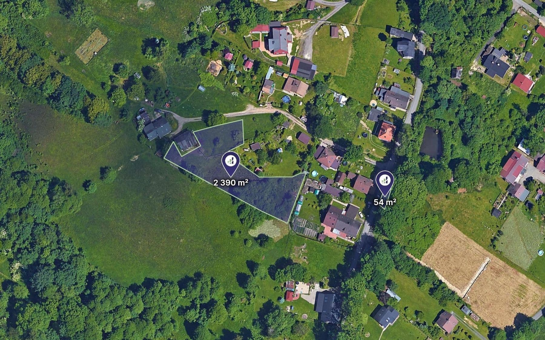 plot for sale, 2,444 m², Liberec, Liberecký Region plot for sale, 2,444 m², Liberec, Liberecký Region