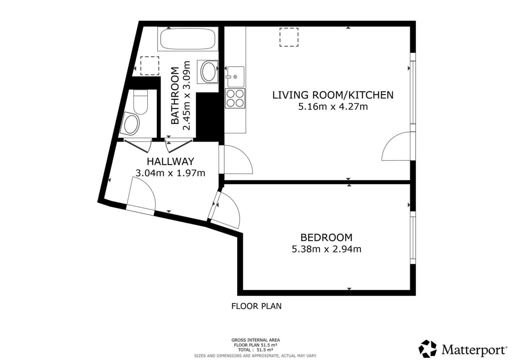 Studio flat to rent, 51 m², Rudolfa Holeky, Prague, Prague Studio flat to rent, 51 m², Rudolfa Holeky, Prague, Prague