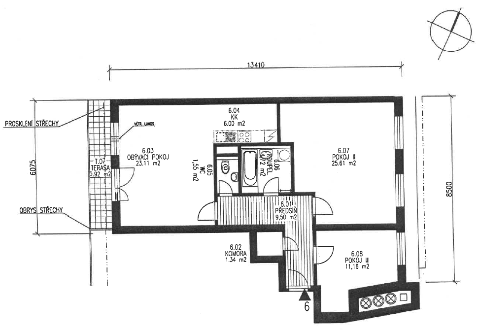 2 bedroom with open-plan kitchen flat for sale, 83 m², Za Valem, Prague, Prague 2 bedroom with open-plan kitchen flat for sale, 83 m², Za Valem, Prague, Prague