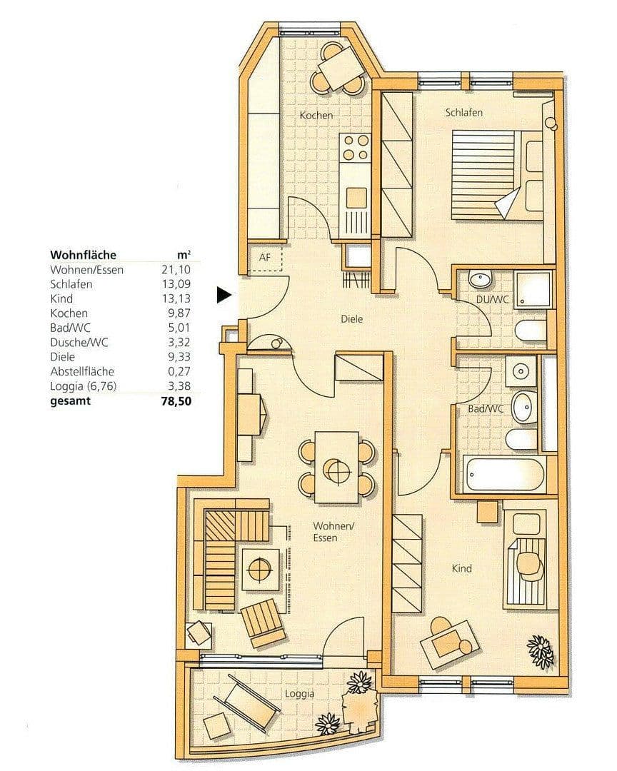3 bedroom flat for sale, 79 m², Frankfurt am Main, Hesse 3 bedroom flat for sale, 79 m², Frankfurt am Main, Hesse