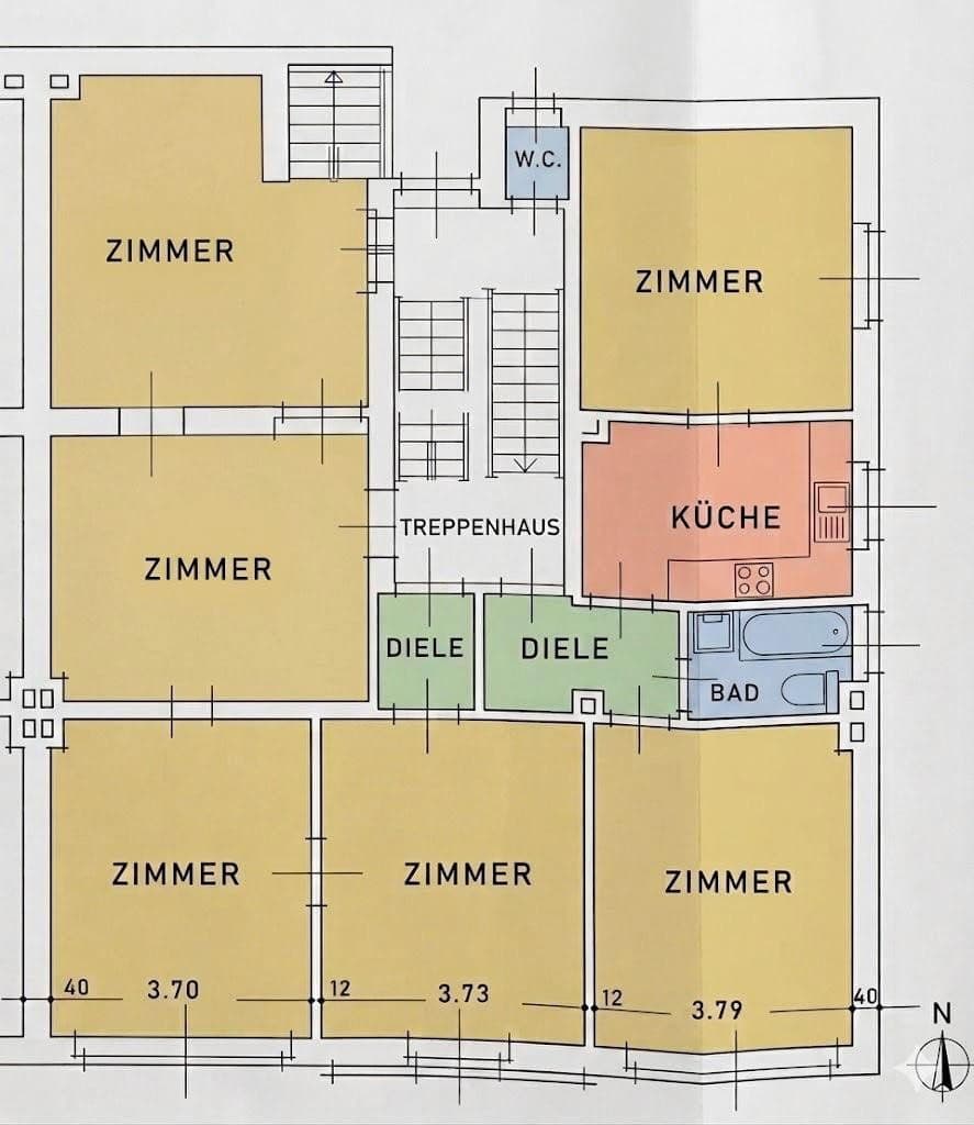 5 bedroom flat to rent, 100 m², Gerther Straße 8, Bochum, North Rhine-Westphalia 5 bedroom flat to rent, 100 m², Gerther Straße 8, Bochum, North Rhine-Westphalia