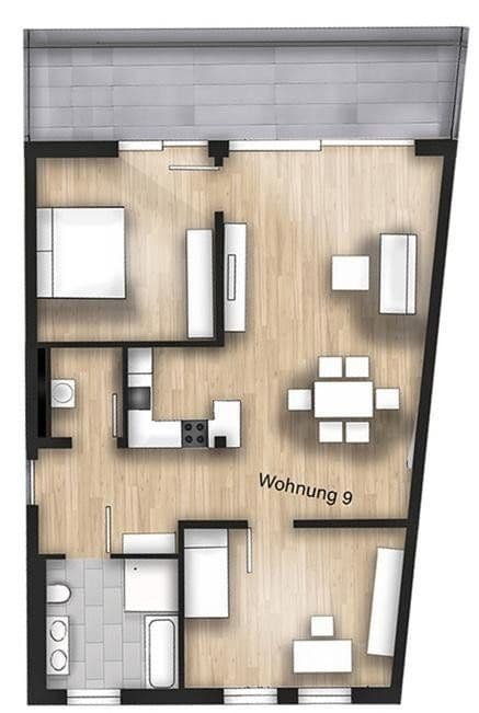 2 bedroom with open-plan kitchen flat to rent, 107 m², Harthäuser Straße 18, Igersheim, Baden-Württemberg 2 bedroom with open-plan kitchen flat to rent, 107 m², Harthäuser Straße 18, Igersheim, Baden-Württemberg