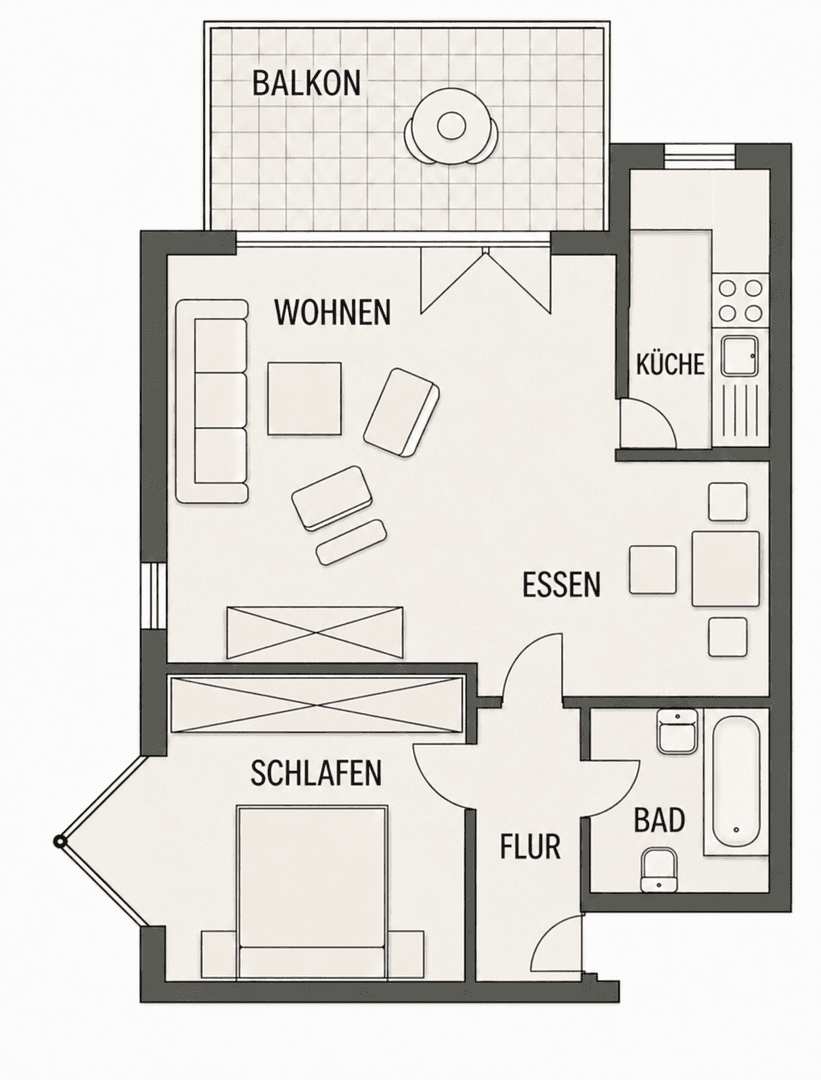 2 bedroom flat for sale, 58 m², Köln, North Rhine-Westphalia 2 bedroom flat for sale, 58 m², Köln, North Rhine-Westphalia