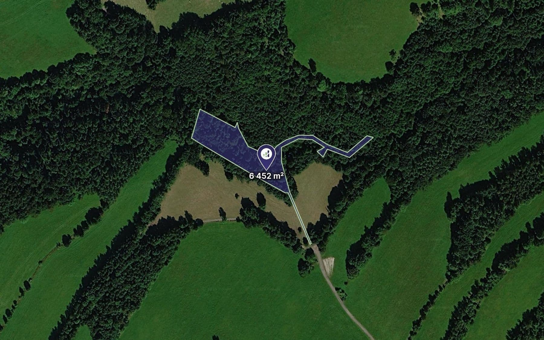 plot for sale, 6,452 m², Bušín, Olomoucký Region plot for sale, 6,452 m², Bušín, Olomoucký Region