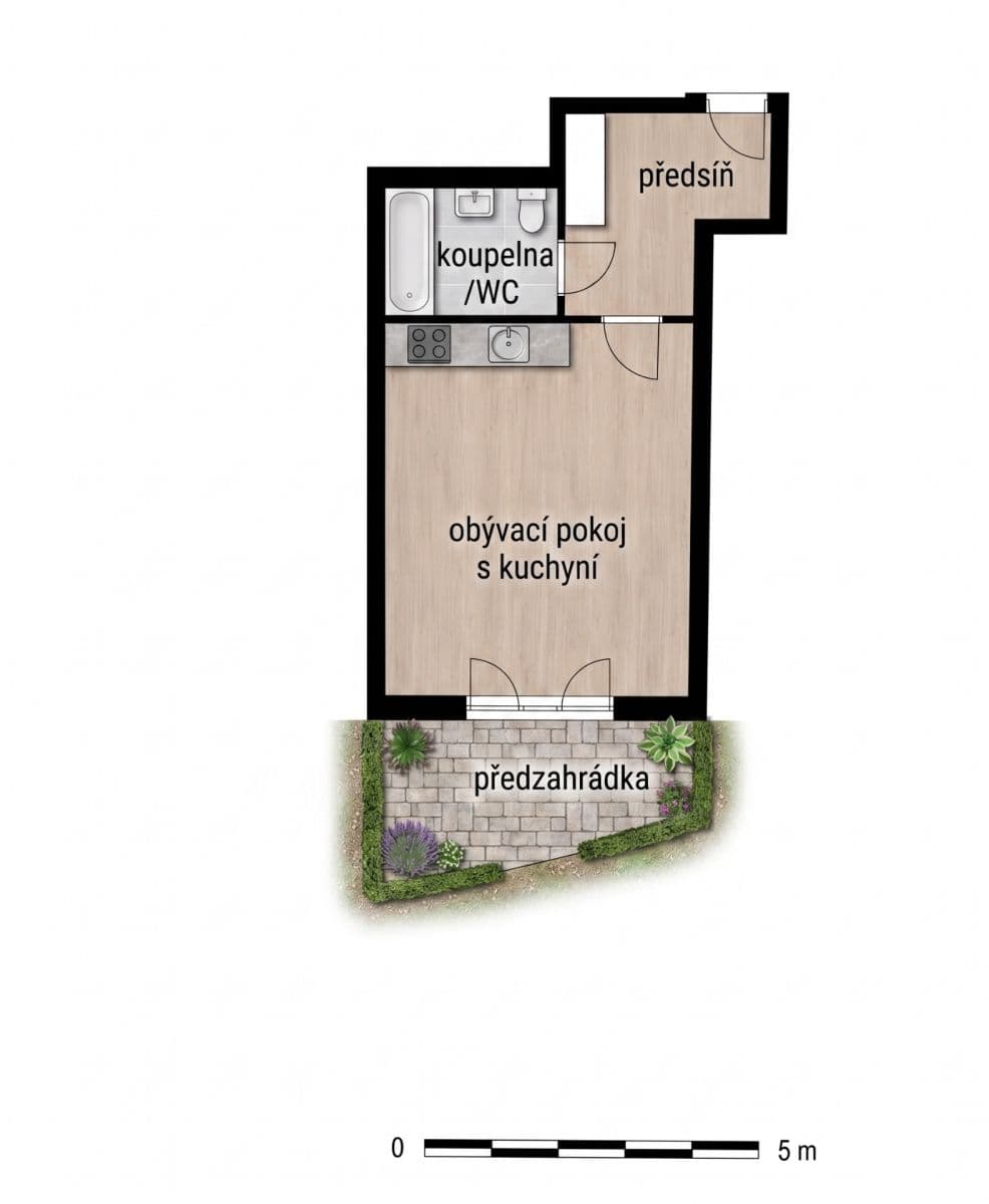Studio flat for sale, 38 m², Nad Rokoskou, Prague, Prague Studio flat for sale, 38 m², Nad Rokoskou, Prague, Prague