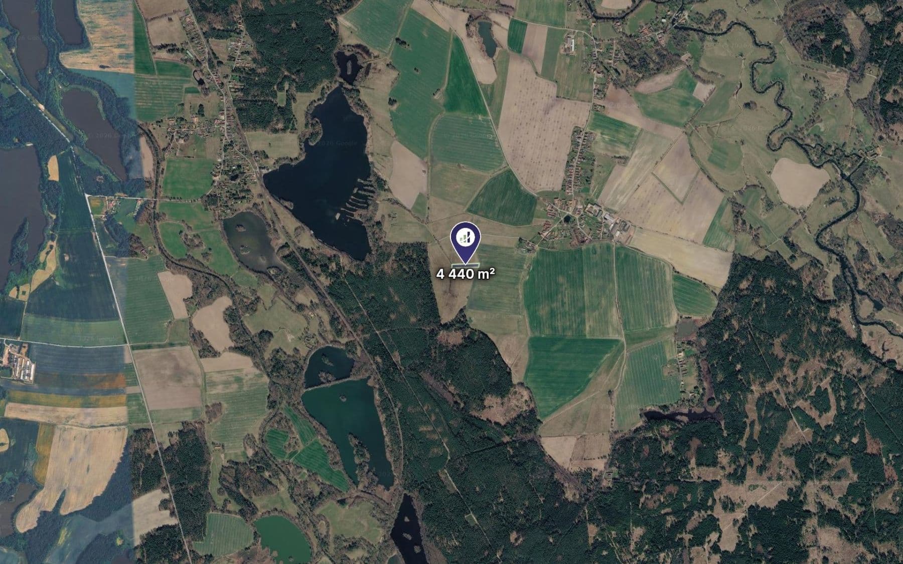 plot for sale, 4,440 m², Val, Jihočeský Region plot for sale, 4,440 m², Val, Jihočeský Region