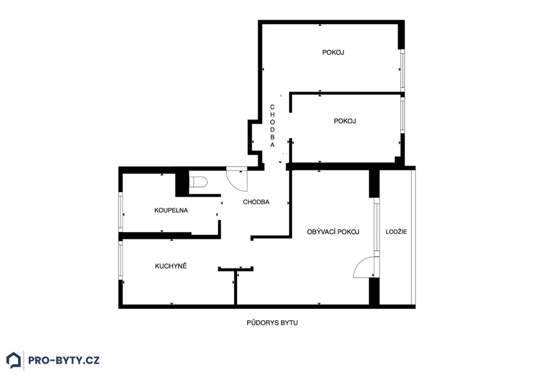 3 bedroom with open-plan kitchen flat for sale, 78 m², Hlavní, Prague, Prague 3 bedroom with open-plan kitchen flat for sale, 78 m², Hlavní, Prague, Prague