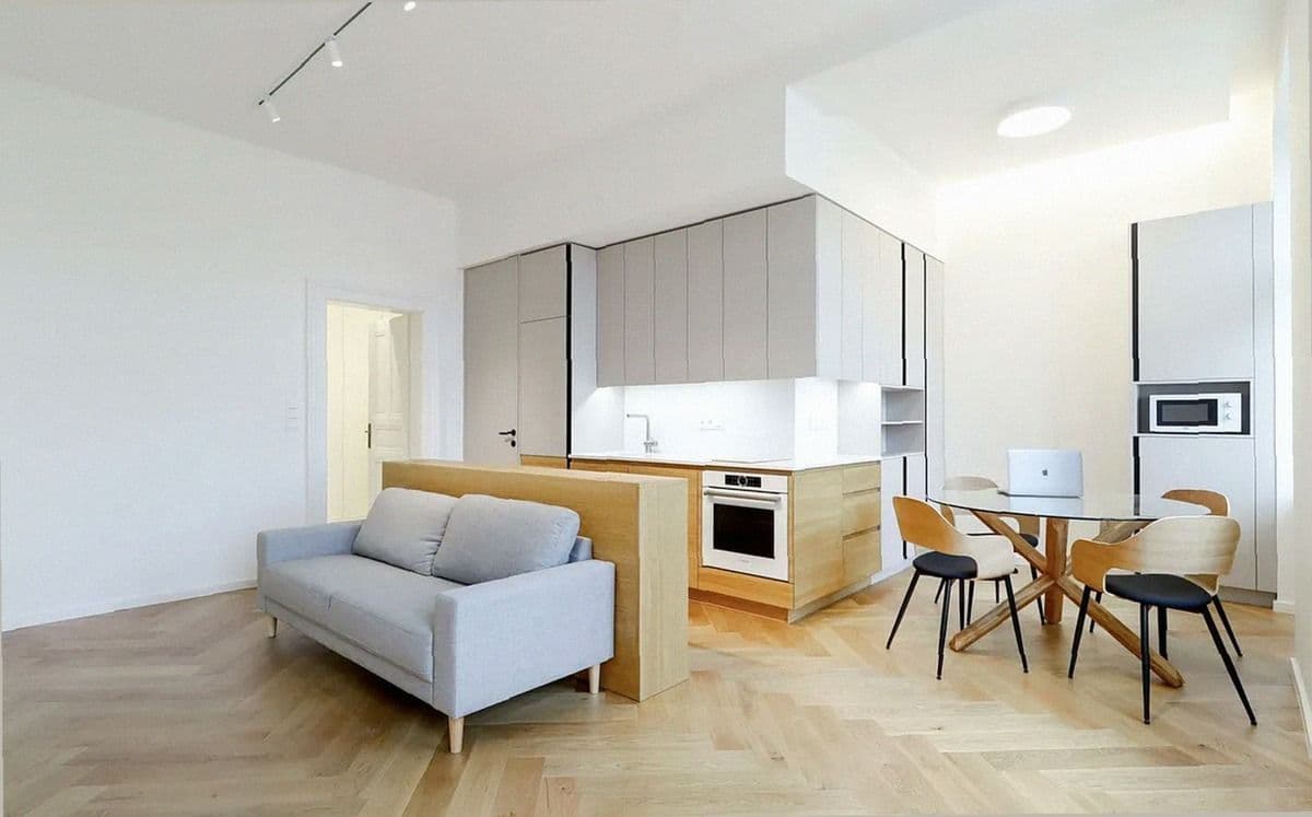 1 bedroom with open-plan kitchen flat to rent, 56 m², Na Bělidle, Prague, Prague 1 bedroom with open-plan kitchen flat to rent, 56 m², Na Bělidle, Prague, Prague