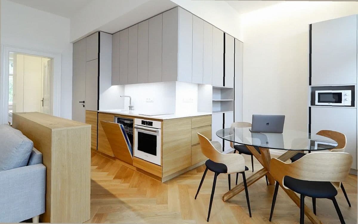 1 bedroom with open-plan kitchen flat to rent, 56 m², Na Bělidle, Prague, Prague 1 bedroom with open-plan kitchen flat to rent, 56 m², Na Bělidle, Prague, Prague