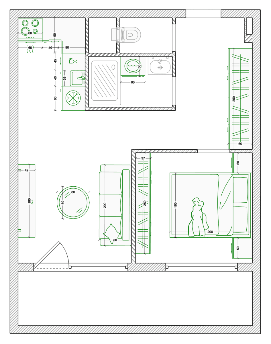 1 bedroom with open-plan kitchen flat for sale, 33 m², Prosecká, Prague, Prague 1 bedroom with open-plan kitchen flat for sale, 33 m², Prosecká, Prague, Prague