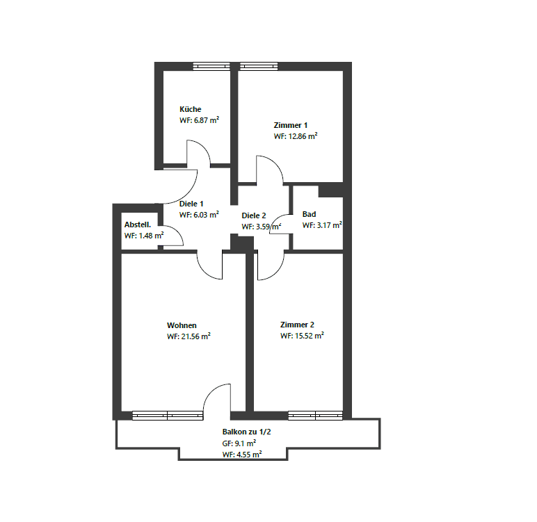 3 bedroom flat for sale, 77 m², München-Bogenhausen, Bavaria 3 bedroom flat for sale, 77 m², München-Bogenhausen, Bavaria