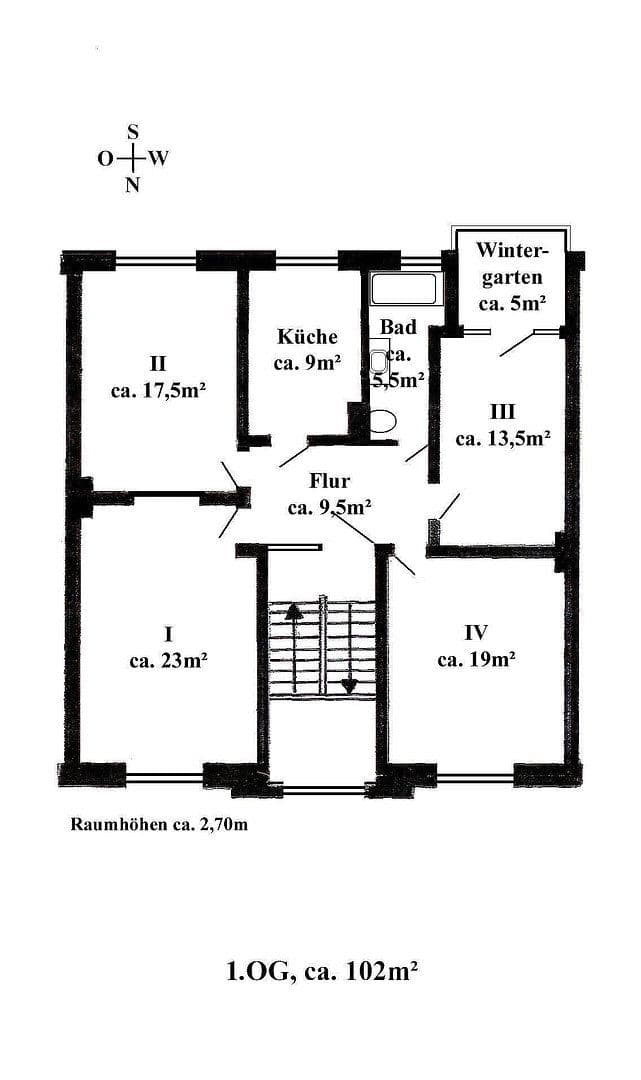 4 bedroom flat to rent, 102 m², Hildesheim, Lower Saxony 4 bedroom flat to rent, 102 m², Hildesheim, Lower Saxony