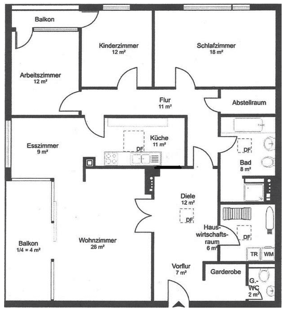 4 bedroom flat for sale, 138 m², Hamburg, Hamburg 4 bedroom flat for sale, 138 m², Hamburg, Hamburg