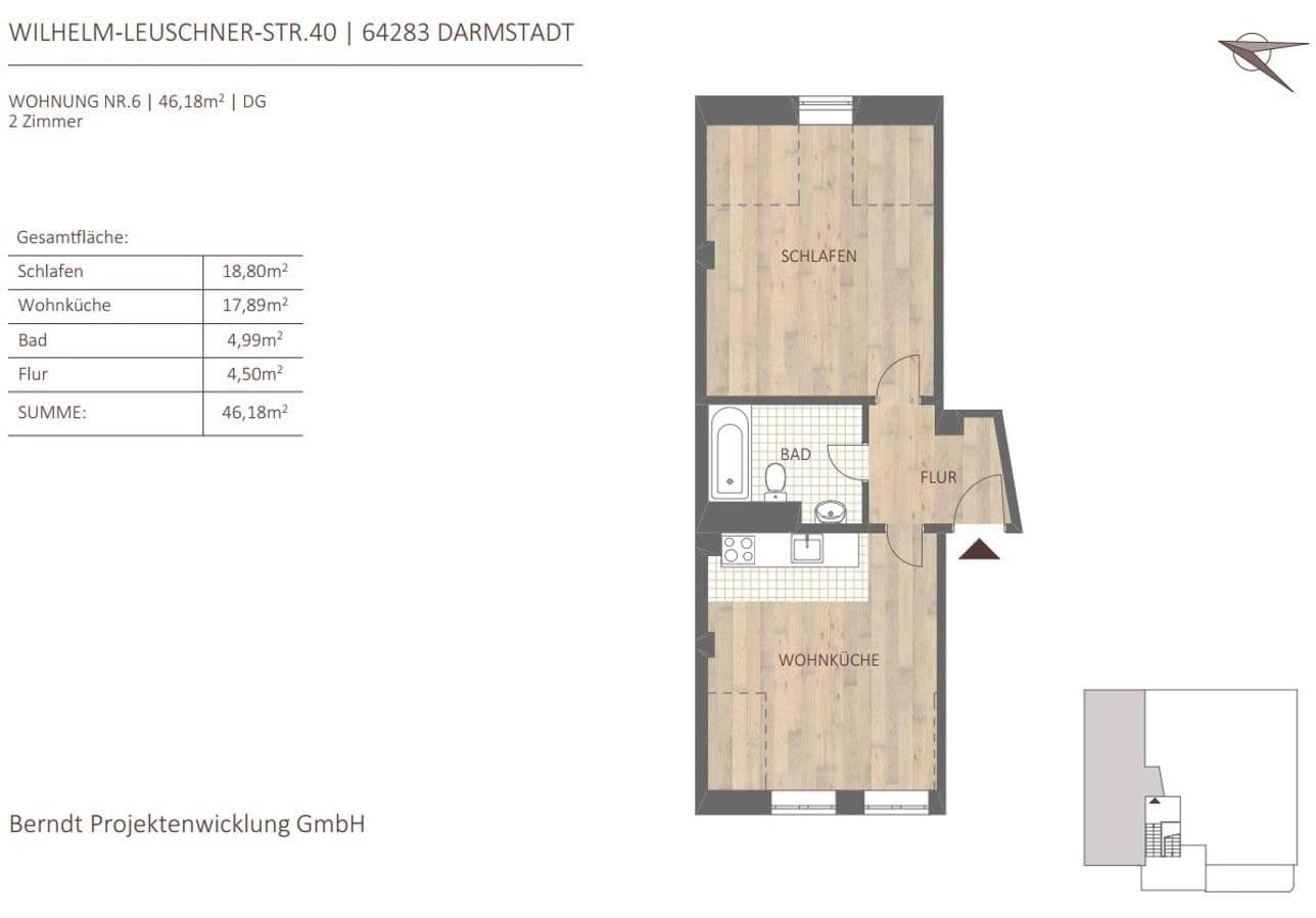 2 bedroom flat for sale, 44 m², Wilhelm-Leuschner-Str. 40, Darmstadt, Hesse 2 bedroom flat for sale, 44 m², Wilhelm-Leuschner-Str. 40, Darmstadt, Hesse