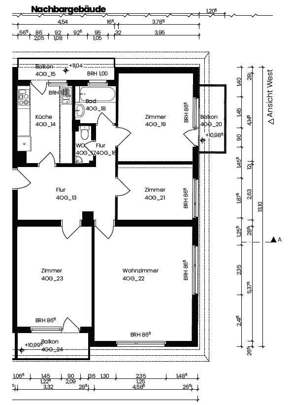 4 bedroom flat to rent, 95 m², Stuttgart, Baden-Württemberg 4 bedroom flat to rent, 95 m², Stuttgart, Baden-Württemberg