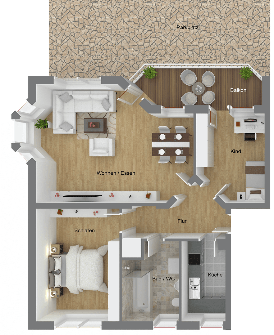 3 bedroom flat to rent, 85 m², Weikersheim, Baden-Württemberg 3 bedroom flat to rent, 85 m², Weikersheim, Baden-Württemberg
