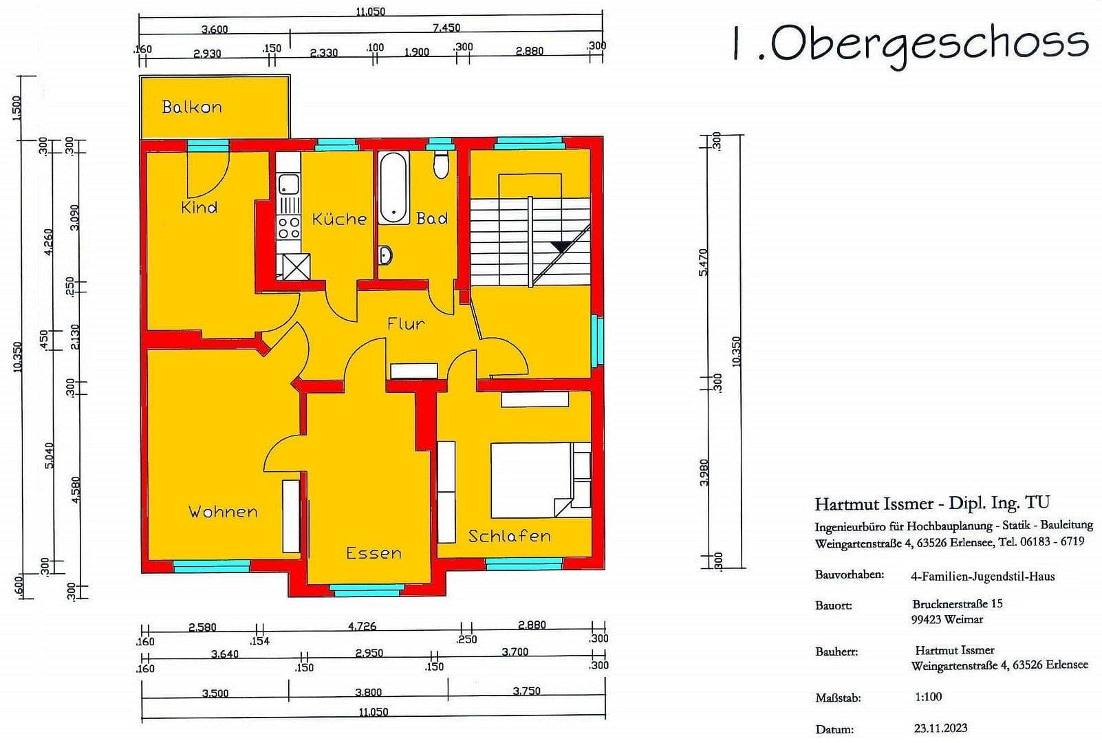 4 bedroom flat for sale, 83 m², Brucknerstraße 15, Weimar, Thuringia 4 bedroom flat for sale, 83 m², Brucknerstraße 15, Weimar, Thuringia