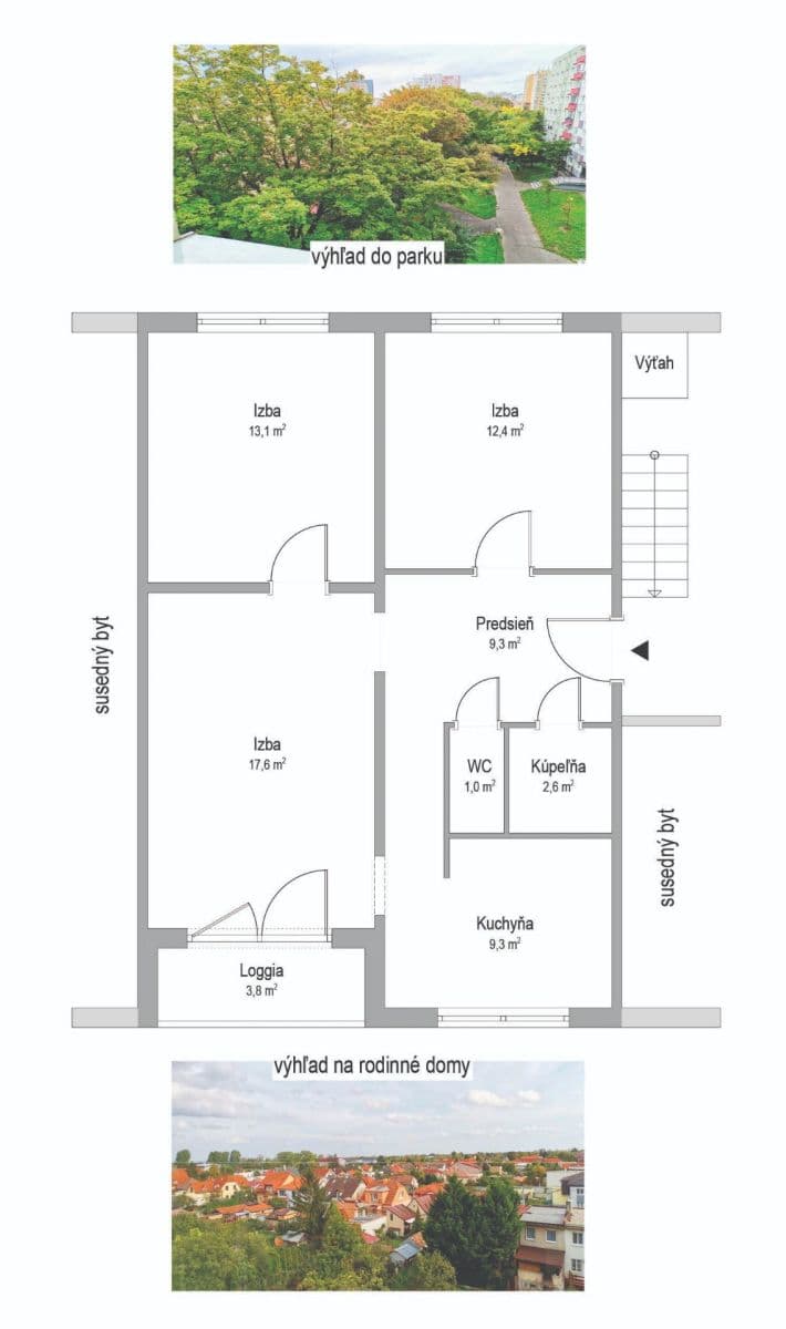 2 bedroom with open-plan kitchen flat for sale, 70 m², Hornádska, Podunajské Biskupice, Bratislavský Region 2 bedroom with open-plan kitchen flat for sale, 70 m², Hornádska, Podunajské Biskupice, Bratislavský Region