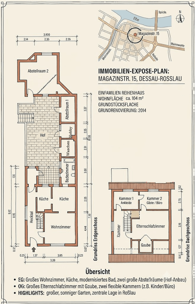 house for sale, 107 m², Editharing 37, Magdeburg, Saxony-Anhalt house for sale, 107 m², Editharing 37, Magdeburg, Saxony-Anhalt