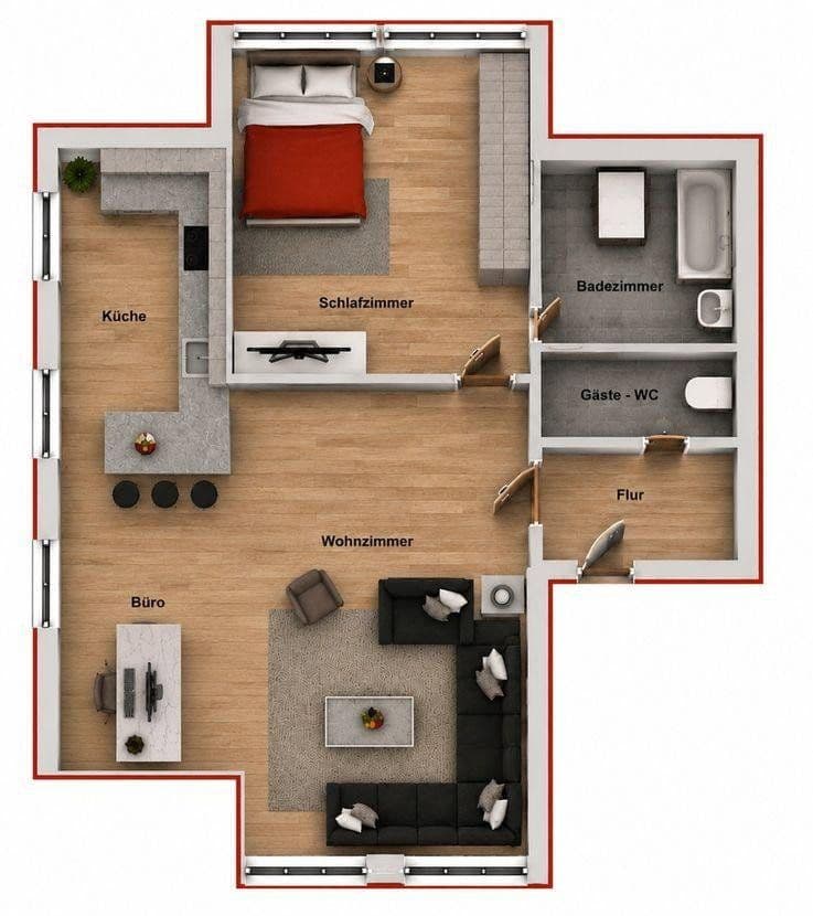 1 bedroom with open-plan kitchen flat for sale, 76 m², Mülhein an der Ruhr, North Rhine-Westphalia 1 bedroom with open-plan kitchen flat for sale, 76 m², Mülhein an der Ruhr, North Rhine-Westphalia