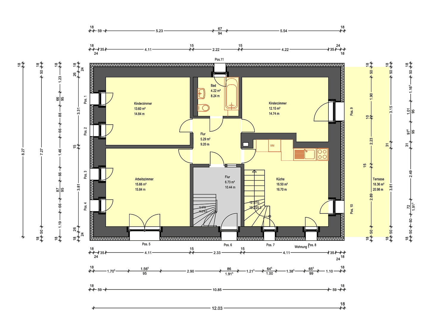 5 bedroom flat to rent, 121 m², Maxener Straße 7, Dresden, Saxony 5 bedroom flat to rent, 121 m², Maxener Straße 7, Dresden, Saxony