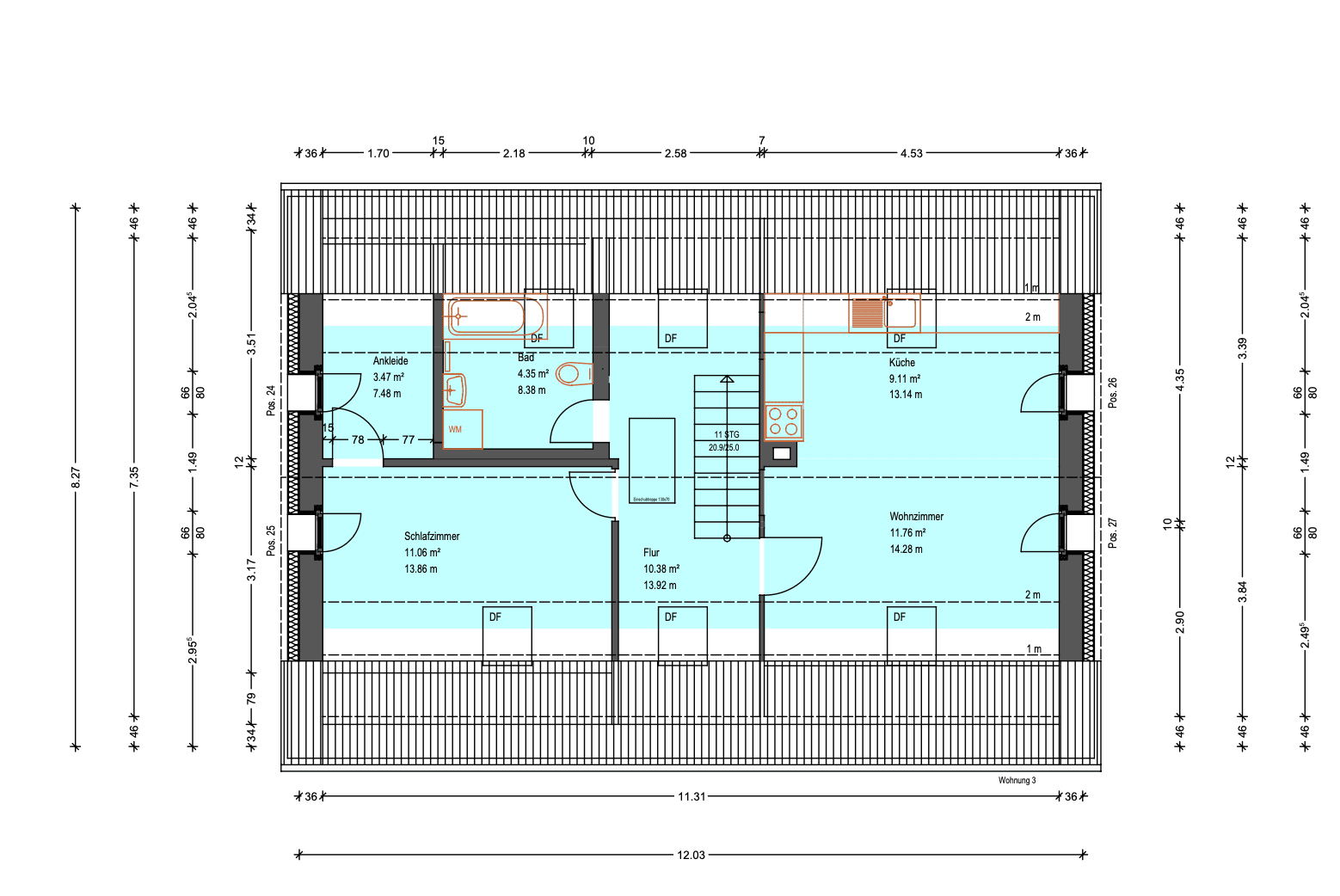 3 bedroom with open-plan kitchen flat to rent, 100 m², Maxener Straße 7, Dresden, Saxony 3 bedroom with open-plan kitchen flat to rent, 100 m², Maxener Straße 7, Dresden, Saxony
