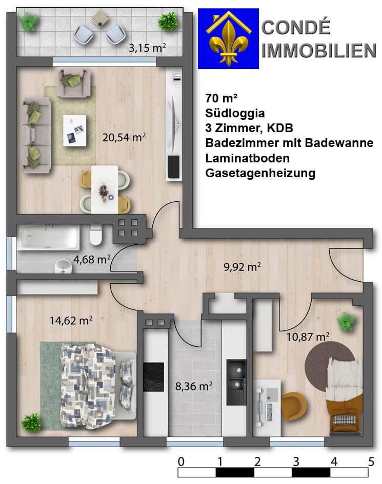 3 bedroom flat to rent, 70 m², Kreuzstr. 25, Wuppertal-Oberbarmen, North Rhine-Westphalia 3 bedroom flat to rent, 70 m², Kreuzstr. 25, Wuppertal-Oberbarmen, North Rhine-Westphalia