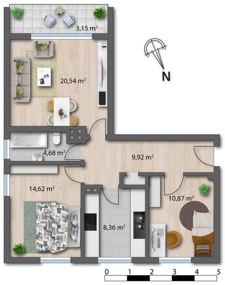 3 bedroom flat to rent, 70 m², Kreuzstr. 25, Wuppertal-Oberbarmen, North Rhine-Westphalia 3 bedroom flat to rent, 70 m², Kreuzstr. 25, Wuppertal-Oberbarmen, North Rhine-Westphalia