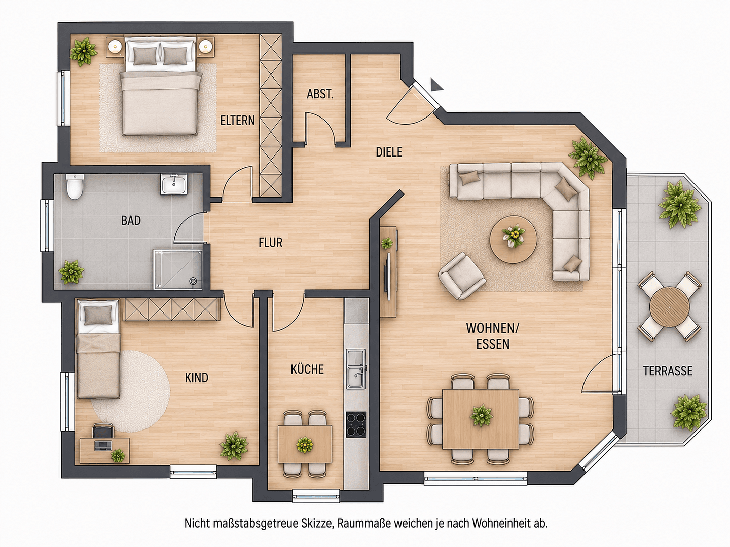 3 bedroom flat to rent, 88 m², Puderbach, Rhineland-Palatinate 3 bedroom flat to rent, 88 m², Puderbach, Rhineland-Palatinate
