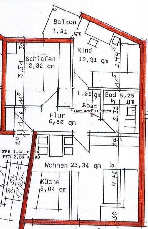 3 bedroom flat to rent, 69 m², Ziegelei 16, Aßlar, Hesse 3 bedroom flat to rent, 69 m², Ziegelei 16, Aßlar, Hesse