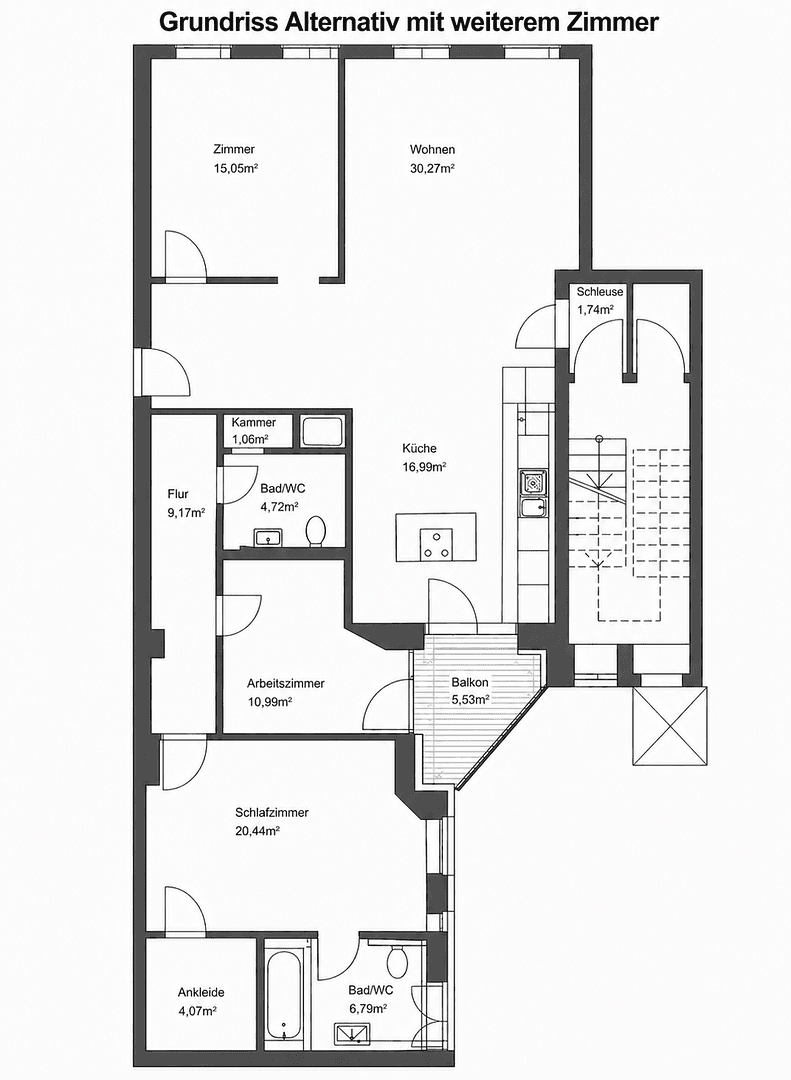 2 bedroom with open-plan kitchen flat for sale, 125 m², Graefestrasse 80, Berlin, Berlin 2 bedroom with open-plan kitchen flat for sale, 125 m², Graefestrasse 80, Berlin, Berlin