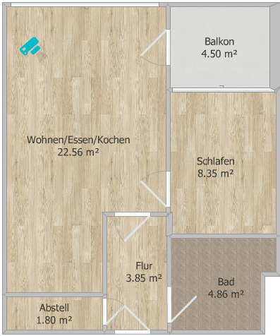 2 bedroom flat for sale, 45 m², Nürnberg, Bavaria 2 bedroom flat for sale, 45 m², Nürnberg, Bavaria