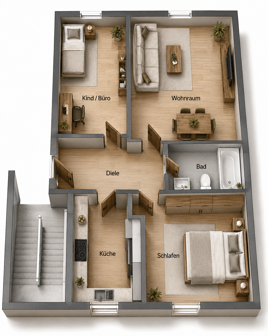 3 bedroom flat to rent, 55 m², Mönchengladbach, North Rhine-Westphalia 3 bedroom flat to rent, 55 m², Mönchengladbach, North Rhine-Westphalia