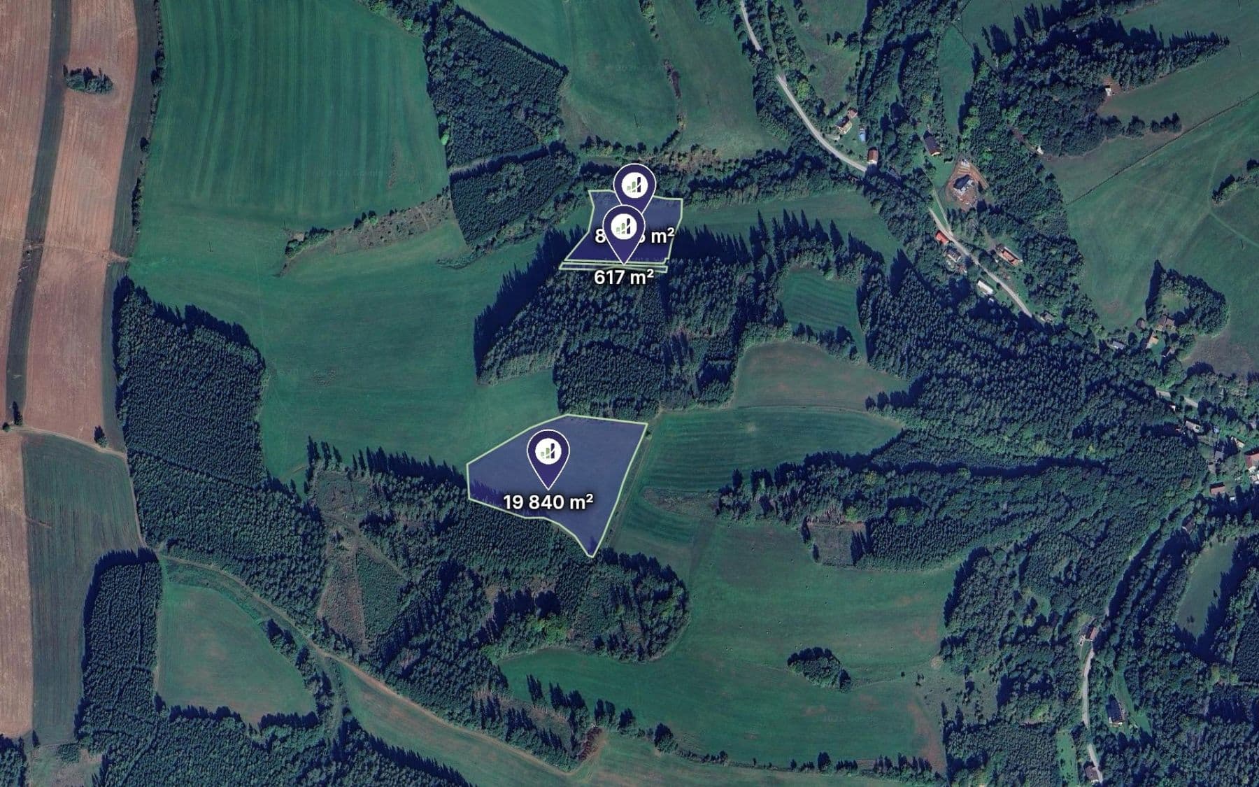 plot for sale, 28,692 m², Vidochov, Královéhradecký Region plot for sale, 28,692 m², Vidochov, Královéhradecký Region