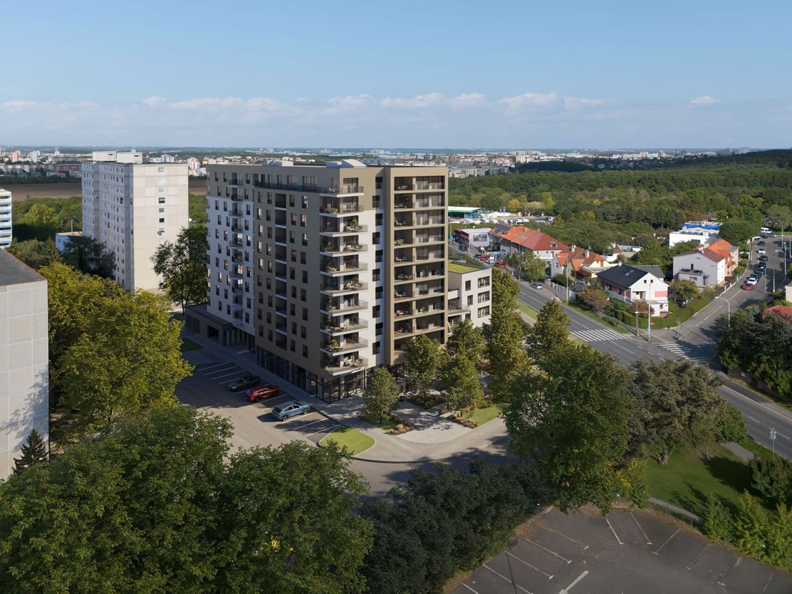 1 bedroom with open-plan kitchen flat for sale, 53 m², Leopoldova, Prague, Prague 1 bedroom with open-plan kitchen flat for sale, 53 m², Leopoldova, Prague, Prague