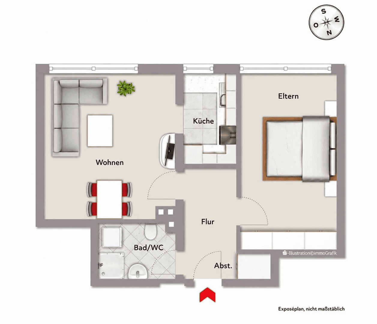 2 bedroom flat to rent, 54 m², Schöpfstraße 9, Nürnberg, Bavaria 2 bedroom flat to rent, 54 m², Schöpfstraße 9, Nürnberg, Bavaria