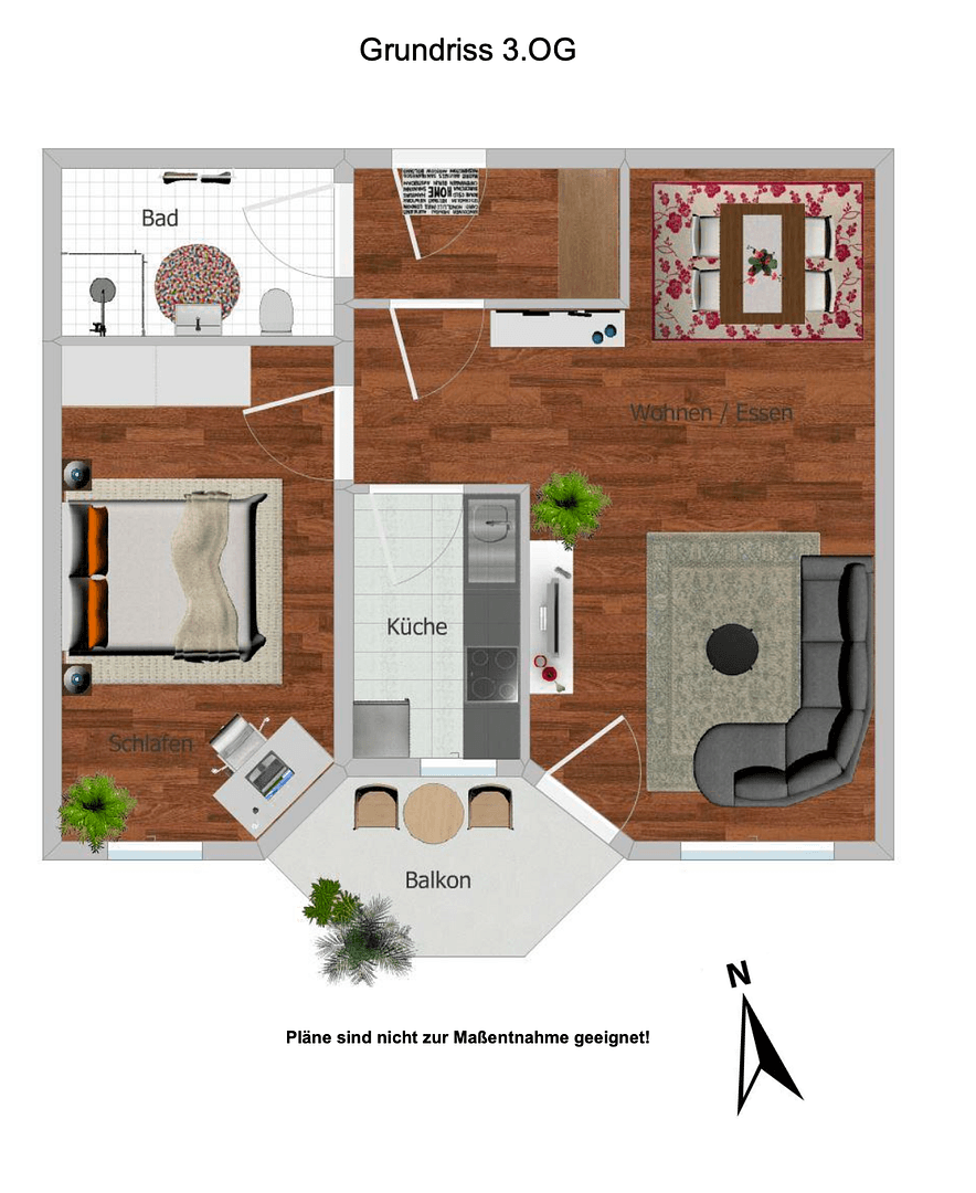 2 bedroom flat to rent, 55 m², Nürnberg, Bavaria 2 bedroom flat to rent, 55 m², Nürnberg, Bavaria