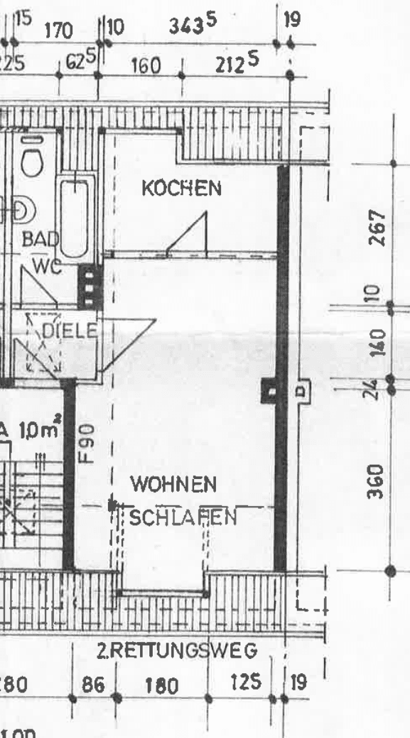 1 bedroom flat to rent, 36 m², Sybelstr. 64, Essen, North Rhine-Westphalia 1 bedroom flat to rent, 36 m², Sybelstr. 64, Essen, North Rhine-Westphalia
