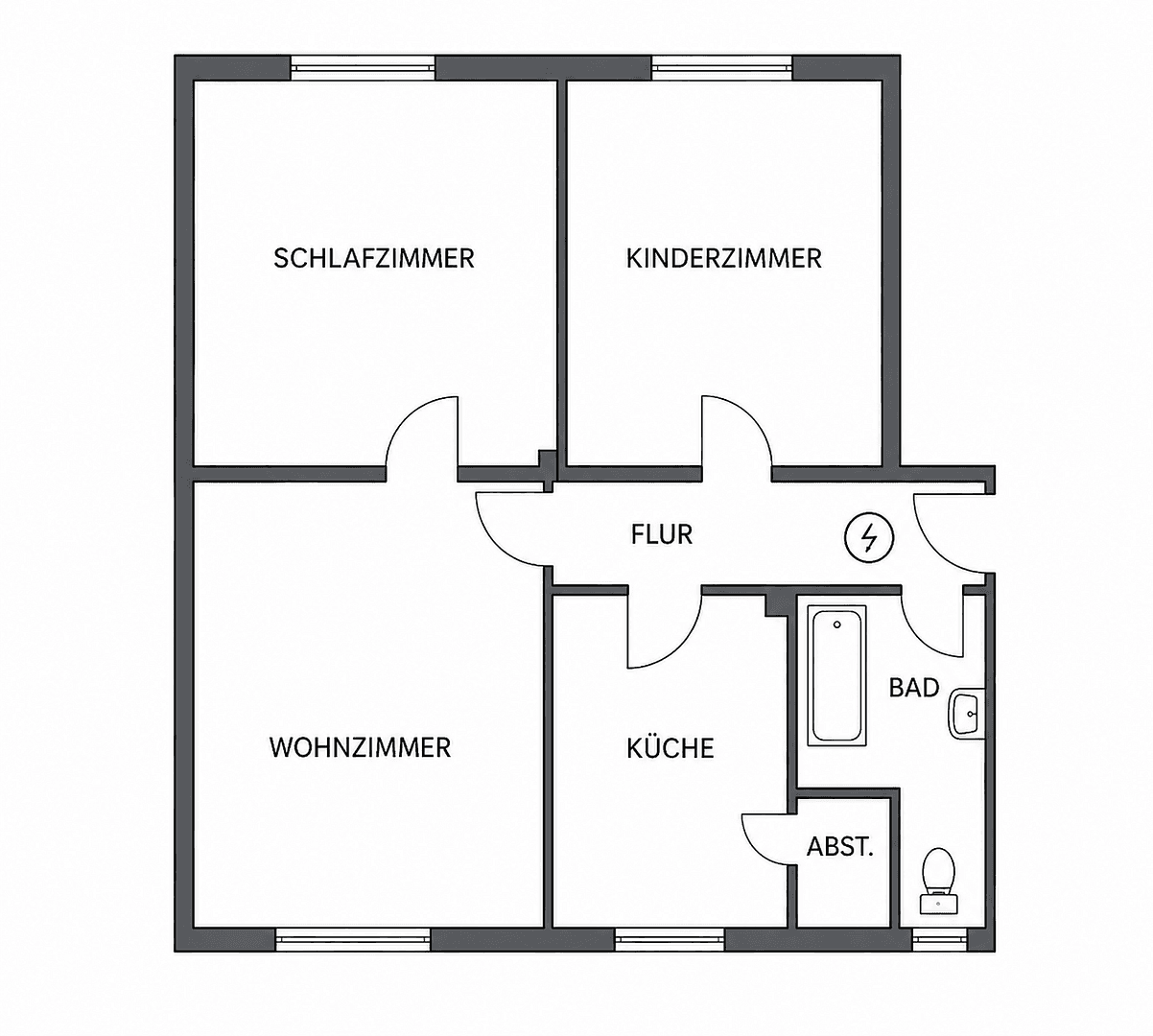3 bedroom flat to rent, 72 m², Wuppertal, North Rhine-Westphalia 3 bedroom flat to rent, 72 m², Wuppertal, North Rhine-Westphalia