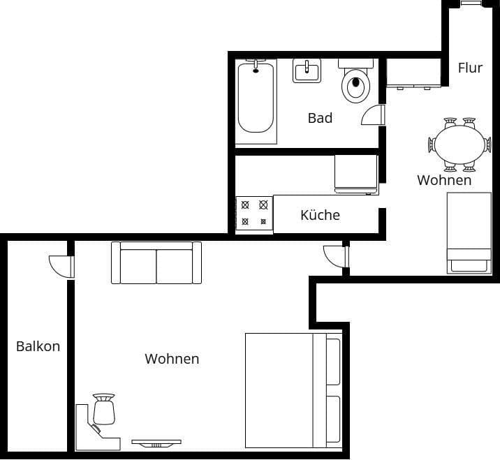 Studio flat to rent, 46 m², Kärntner Straße 39, Freudenstadt, Baden-Württemberg Studio flat to rent, 46 m², Kärntner Straße 39, Freudenstadt, Baden-Württemberg