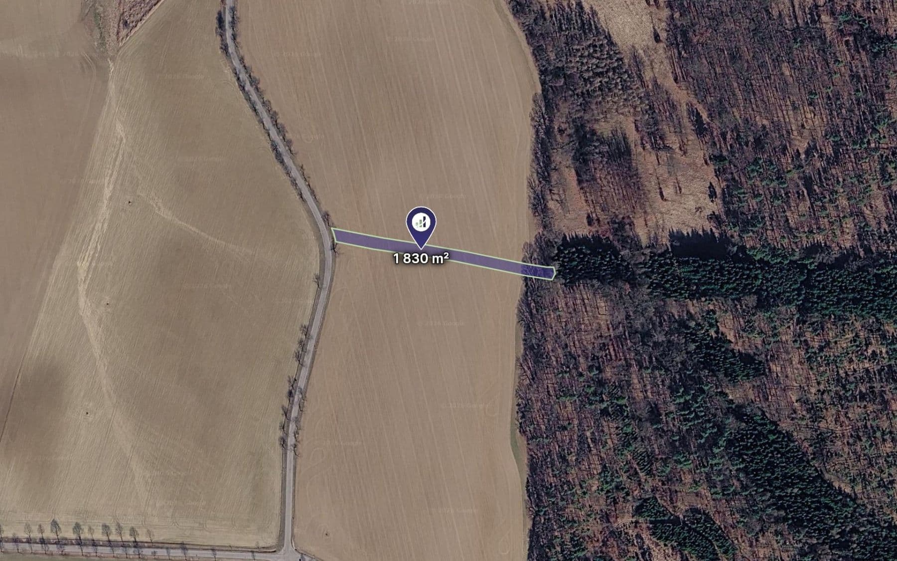 plot for sale, 1,830 m², Myslejovice, Olomoucký Region plot for sale, 1,830 m², Myslejovice, Olomoucký Region