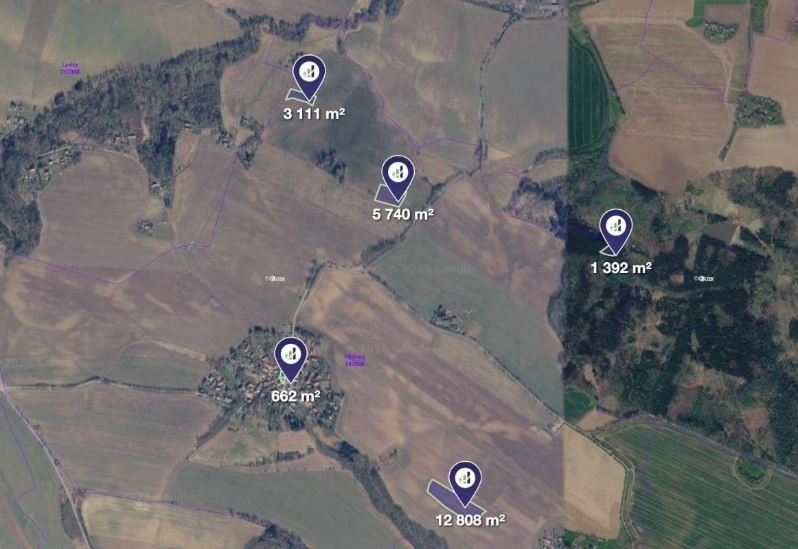 plot for sale, 4,743 m², Markvartice, Královéhradecký Region plot for sale, 4,743 m², Markvartice, Královéhradecký Region