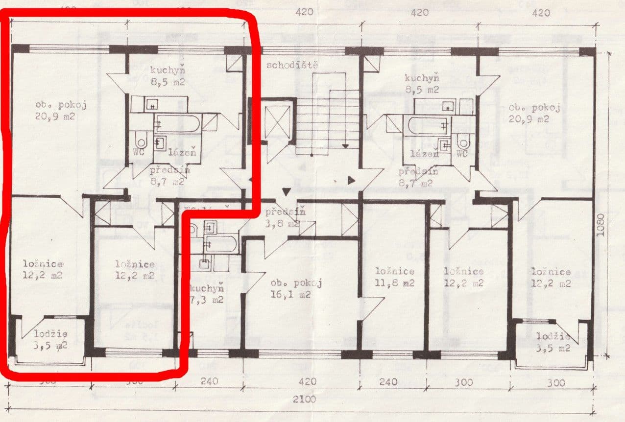 3 bedroom flat for sale, 68 m², Na Valtické, Břeclav, Jihomoravský Region 3 bedroom flat for sale, 68 m², Na Valtické, Břeclav, Jihomoravský Region