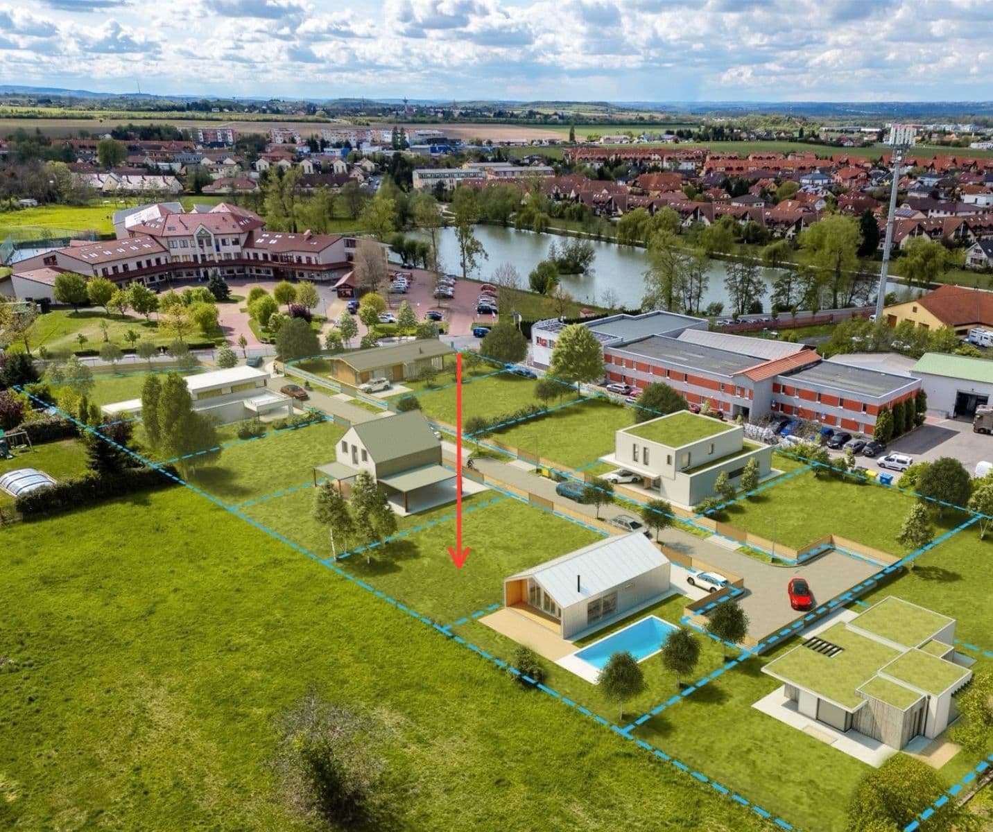 plot for sale, 506 m², K Rybníku, Jesenice, Středočeský Region plot for sale, 506 m², K Rybníku, Jesenice, Středočeský Region