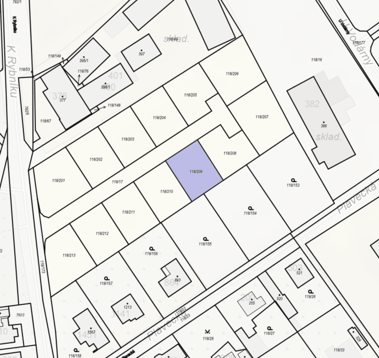 plot for sale, 506 m², K Rybníku, Jesenice, Středočeský Region plot for sale, 506 m², K Rybníku, Jesenice, Středočeský Region