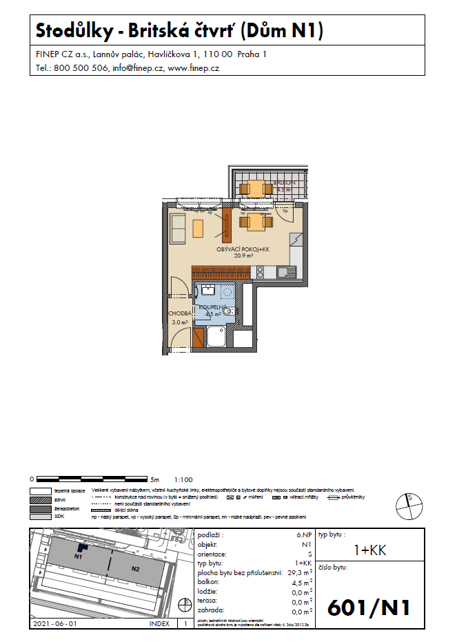 Studio flat for sale, 29 m², Thomasova, Prague, Prague Studio flat for sale, 29 m², Thomasova, Prague, Prague