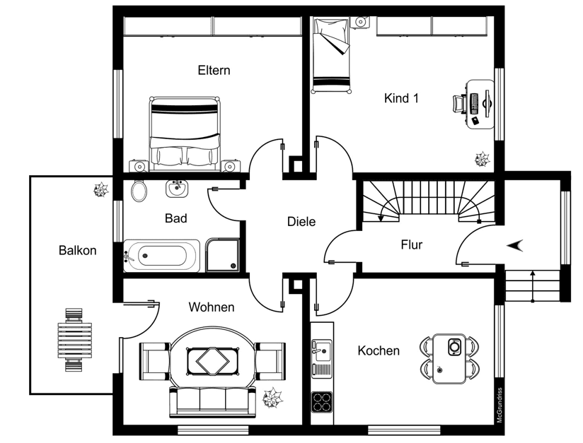 3 bedroom flat to rent, 76 m², Greifenklaustraße 12, Reckendorf, Bavaria 3 bedroom flat to rent, 76 m², Greifenklaustraße 12, Reckendorf, Bavaria