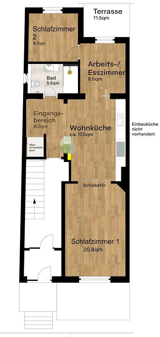 2 bedroom with open-plan kitchen flat to rent, 72 m², Bremen, Bremen 2 bedroom with open-plan kitchen flat to rent, 72 m², Bremen, Bremen